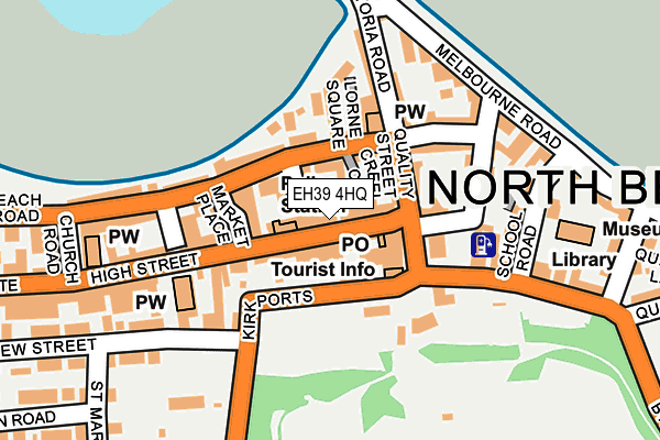 EH39 4HQ map - OS OpenMap – Local (Ordnance Survey)
