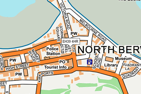 EH39 4HR map - OS OpenMap – Local (Ordnance Survey)