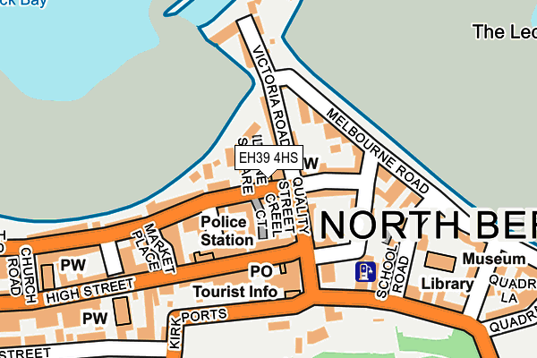 EH39 4HS map - OS OpenMap – Local (Ordnance Survey)