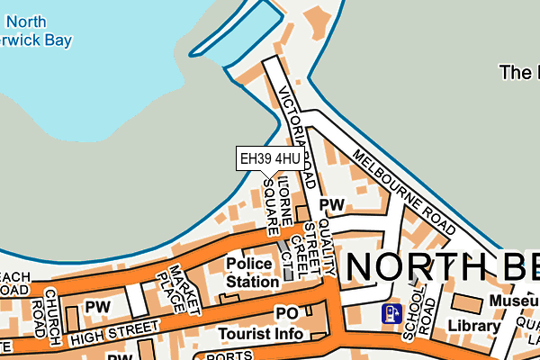 EH39 4HU map - OS OpenMap – Local (Ordnance Survey)