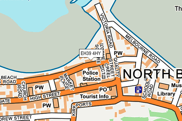 EH39 4HY map - OS OpenMap – Local (Ordnance Survey)