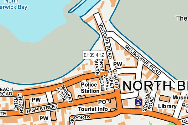 EH39 4HZ map - OS OpenMap – Local (Ordnance Survey)