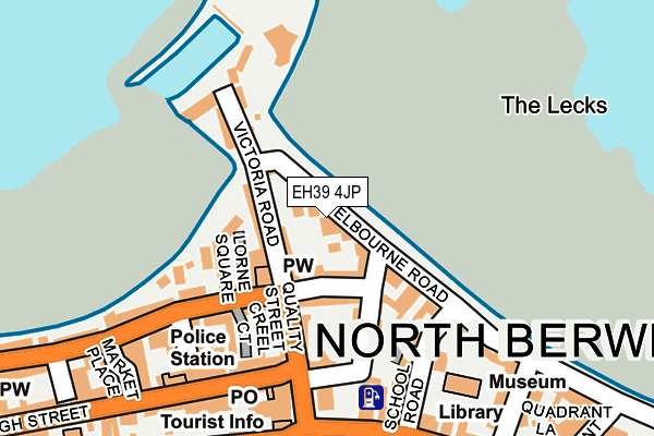 EH39 4JP map - OS OpenMap – Local (Ordnance Survey)