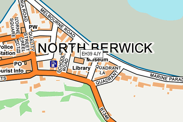 EH39 4JY map - OS OpenMap – Local (Ordnance Survey)