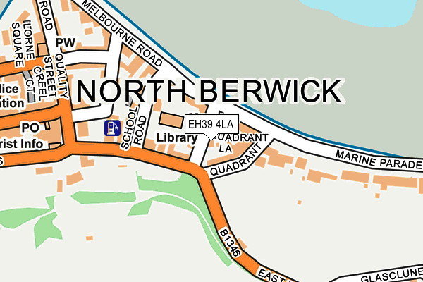 EH39 4LA map - OS OpenMap – Local (Ordnance Survey)