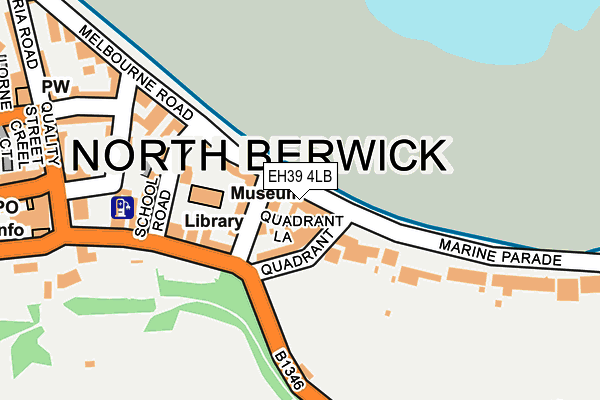 EH39 4LB map - OS OpenMap – Local (Ordnance Survey)