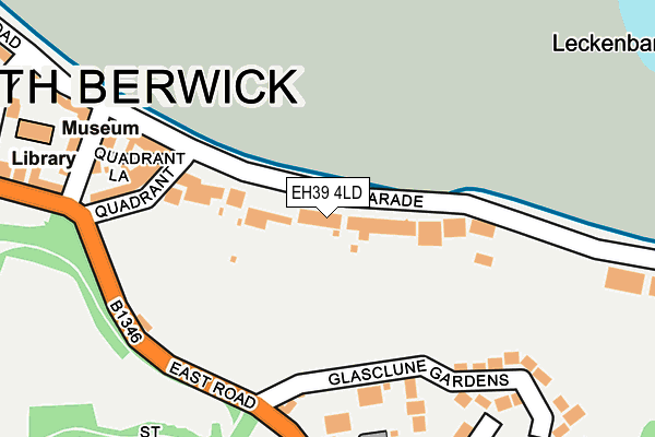 EH39 4LD map - OS OpenMap – Local (Ordnance Survey)