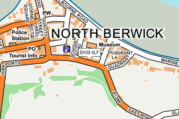 EH39 4LF map - OS OpenMap – Local (Ordnance Survey)