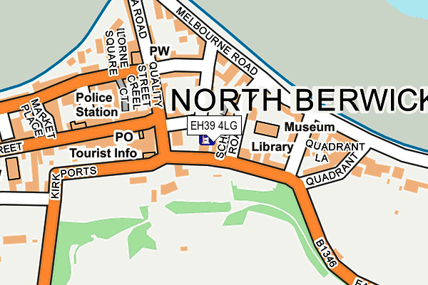 EH39 4LG map - OS OpenMap – Local (Ordnance Survey)