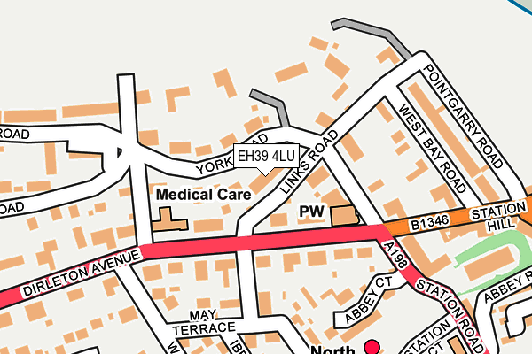 EH39 4LU map - OS OpenMap – Local (Ordnance Survey)