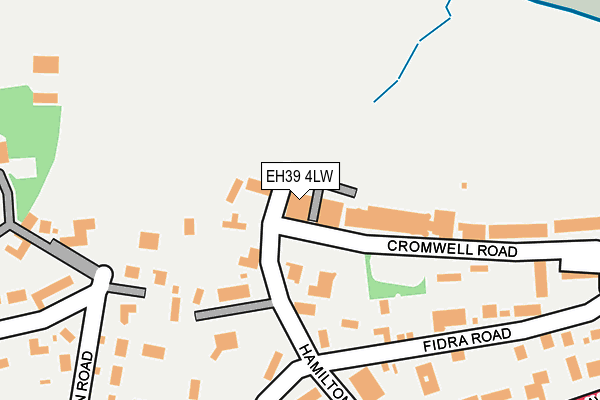 EH39 4LW map - OS OpenMap – Local (Ordnance Survey)