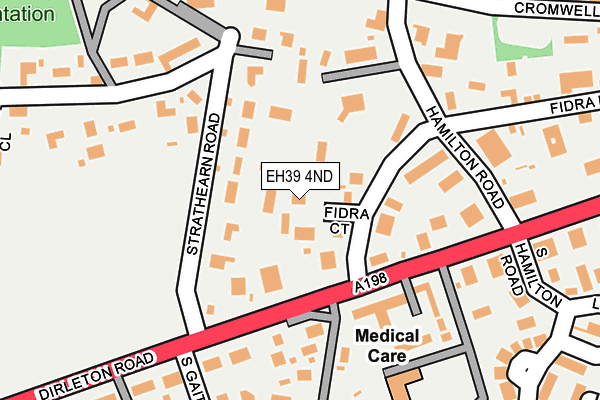 EH39 4ND map - OS OpenMap – Local (Ordnance Survey)