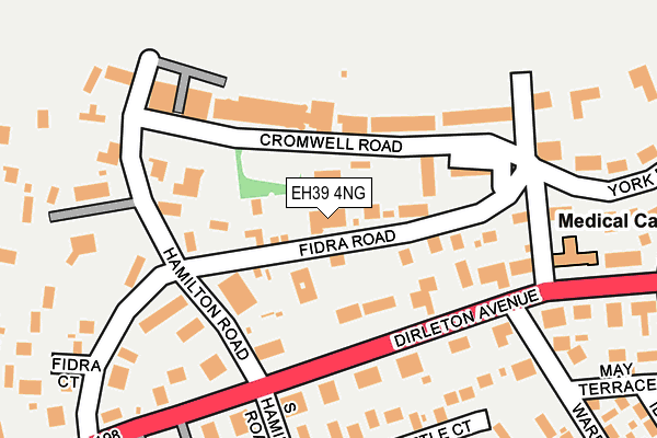 EH39 4NG map - OS OpenMap – Local (Ordnance Survey)