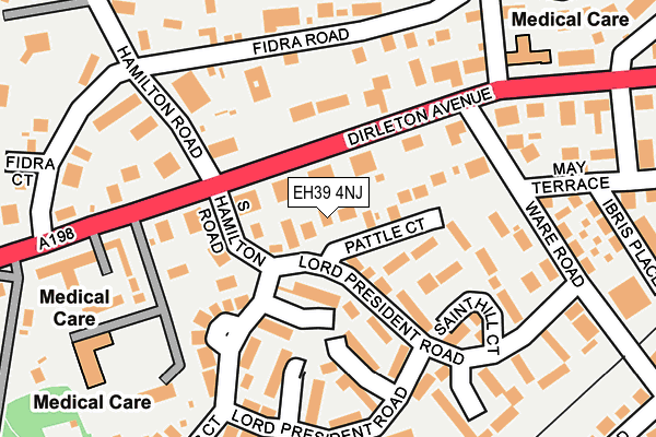 EH39 4NJ map - OS OpenMap – Local (Ordnance Survey)