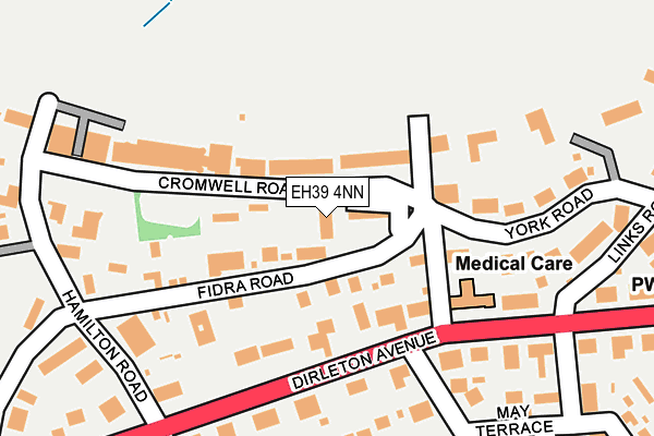 EH39 4NN map - OS OpenMap – Local (Ordnance Survey)