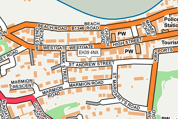 EH39 4NX map - OS OpenMap – Local (Ordnance Survey)