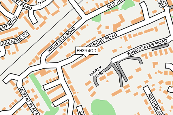 EH39 4QD map - OS OpenMap – Local (Ordnance Survey)