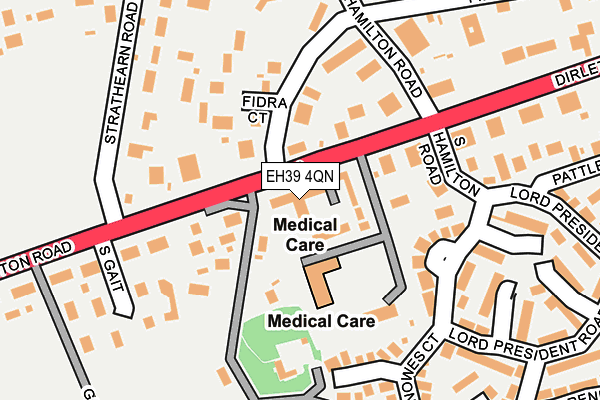 EH39 4QN map - OS OpenMap – Local (Ordnance Survey)