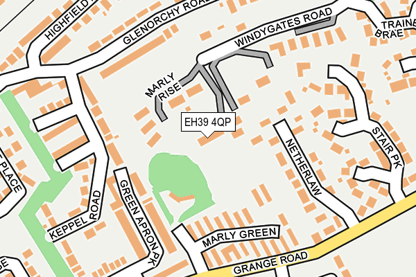 EH39 4QP map - OS OpenMap – Local (Ordnance Survey)