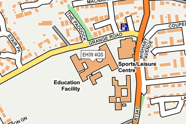 EH39 4QS map - OS OpenMap – Local (Ordnance Survey)