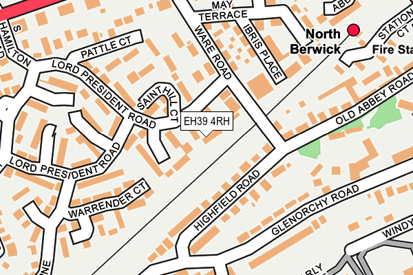 EH39 4RH map - OS OpenMap – Local (Ordnance Survey)