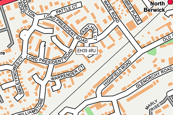 EH39 4RJ map - OS OpenMap – Local (Ordnance Survey)