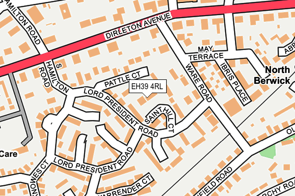 EH39 4RL map - OS OpenMap – Local (Ordnance Survey)