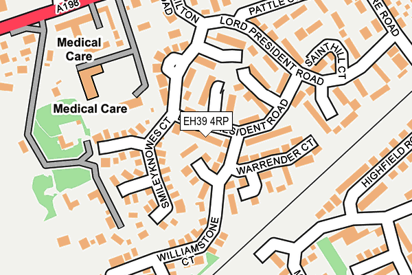 EH39 4RP map - OS OpenMap – Local (Ordnance Survey)