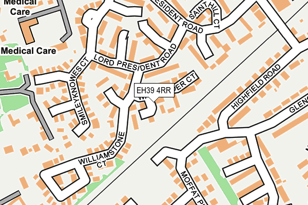 EH39 4RR map - OS OpenMap – Local (Ordnance Survey)