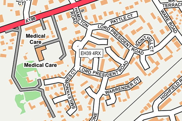 EH39 4RX map - OS OpenMap – Local (Ordnance Survey)