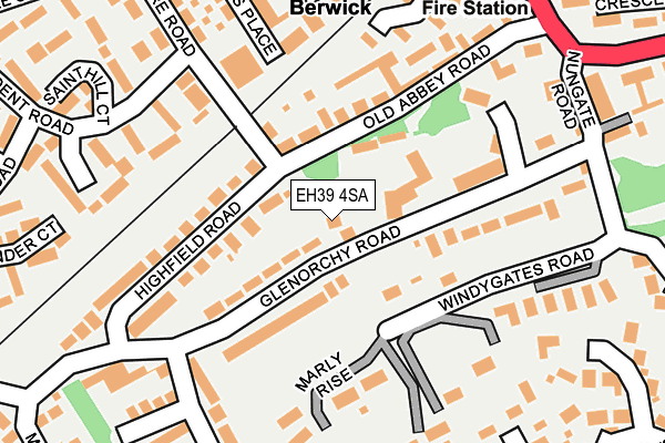 EH39 4SA map - OS OpenMap – Local (Ordnance Survey)