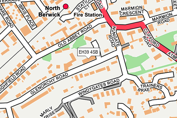 EH39 4SB map - OS OpenMap – Local (Ordnance Survey)