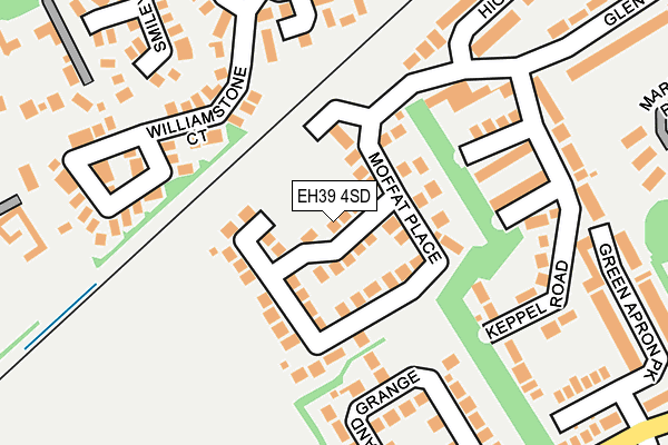 EH39 4SD map - OS OpenMap – Local (Ordnance Survey)