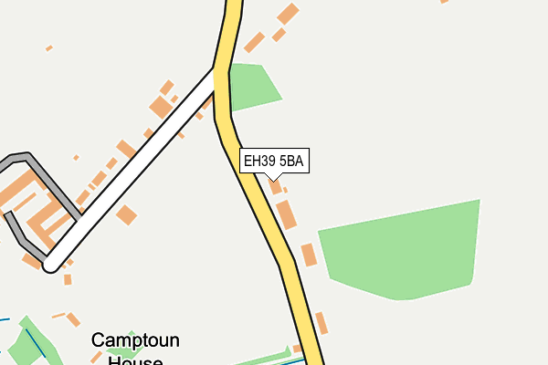 EH39 5BA map - OS OpenMap – Local (Ordnance Survey)