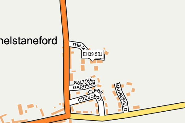 EH39 5BJ map - OS OpenMap – Local (Ordnance Survey)