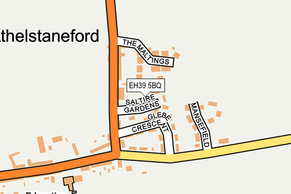 EH39 5BQ map - OS OpenMap – Local (Ordnance Survey)