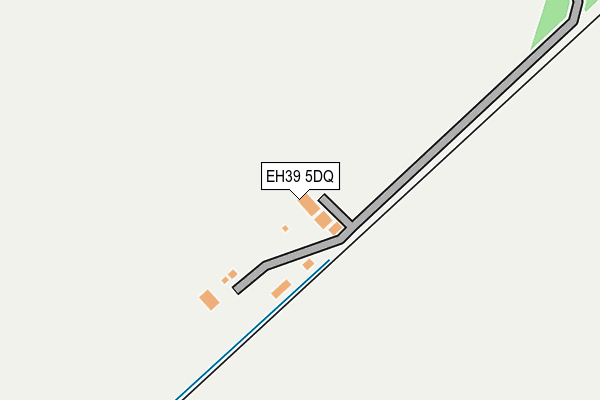EH39 5DQ map - OS OpenMap – Local (Ordnance Survey)