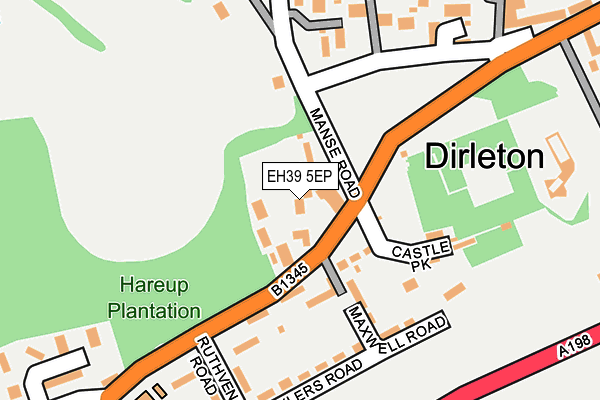 EH39 5EP map - OS OpenMap – Local (Ordnance Survey)