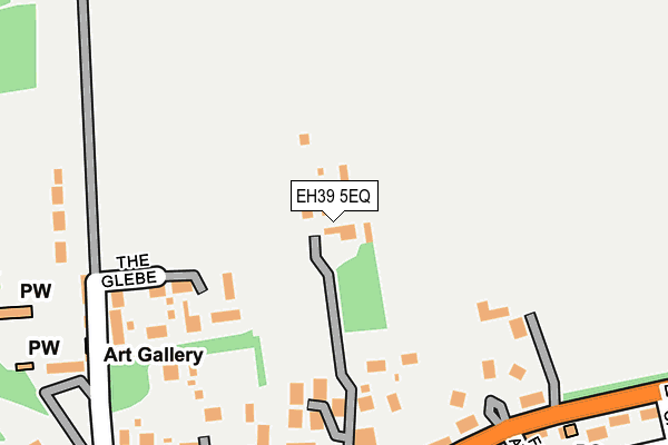 EH39 5EQ map - OS OpenMap – Local (Ordnance Survey)