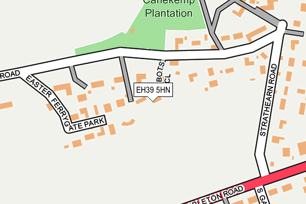 EH39 5HN map - OS OpenMap – Local (Ordnance Survey)