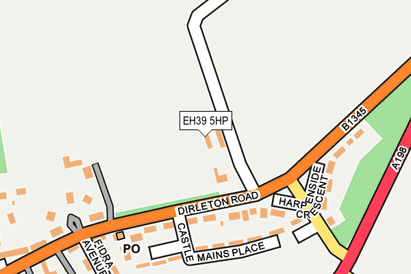EH39 5HP map - OS OpenMap – Local (Ordnance Survey)