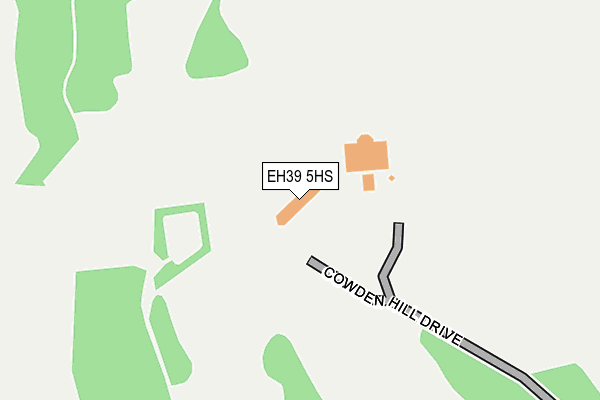 EH39 5HS map - OS OpenMap – Local (Ordnance Survey)