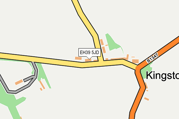 EH39 5JD map - OS OpenMap – Local (Ordnance Survey)