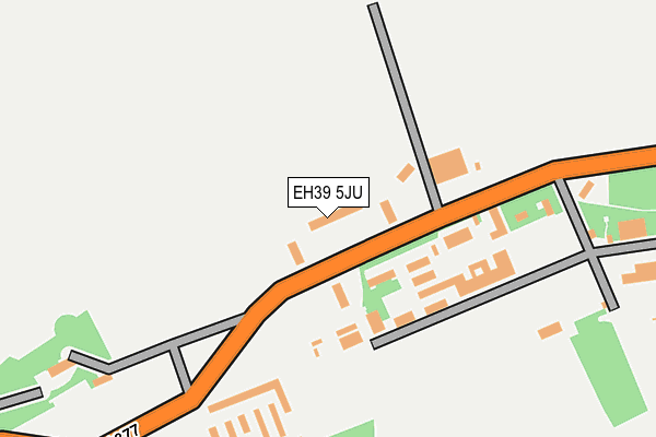 EH39 5JU map - OS OpenMap – Local (Ordnance Survey)