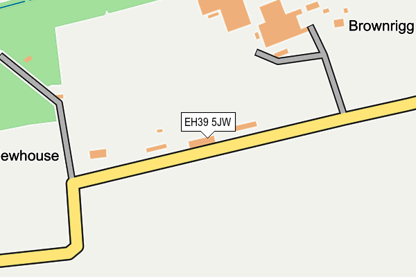 EH39 5JW map - OS OpenMap – Local (Ordnance Survey)