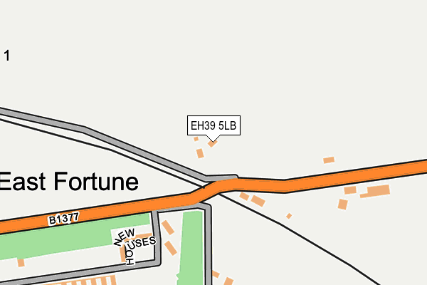 EH39 5LB map - OS OpenMap – Local (Ordnance Survey)