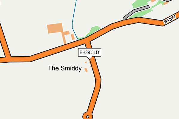 EH39 5LD map - OS OpenMap – Local (Ordnance Survey)