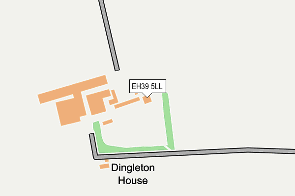 EH39 5LL map - OS OpenMap – Local (Ordnance Survey)