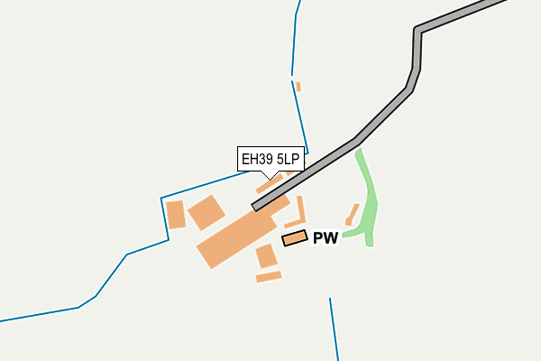 EH39 5LP map - OS OpenMap – Local (Ordnance Survey)