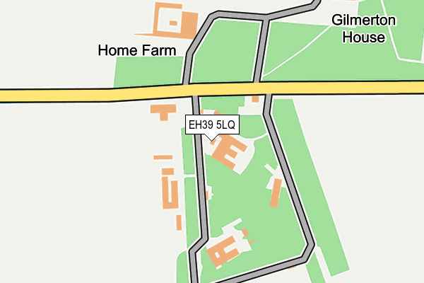EH39 5LQ map - OS OpenMap – Local (Ordnance Survey)